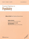 Current Opinion In Psychiatry