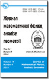 Journal Of Mathematical Physics Analysis Geometry