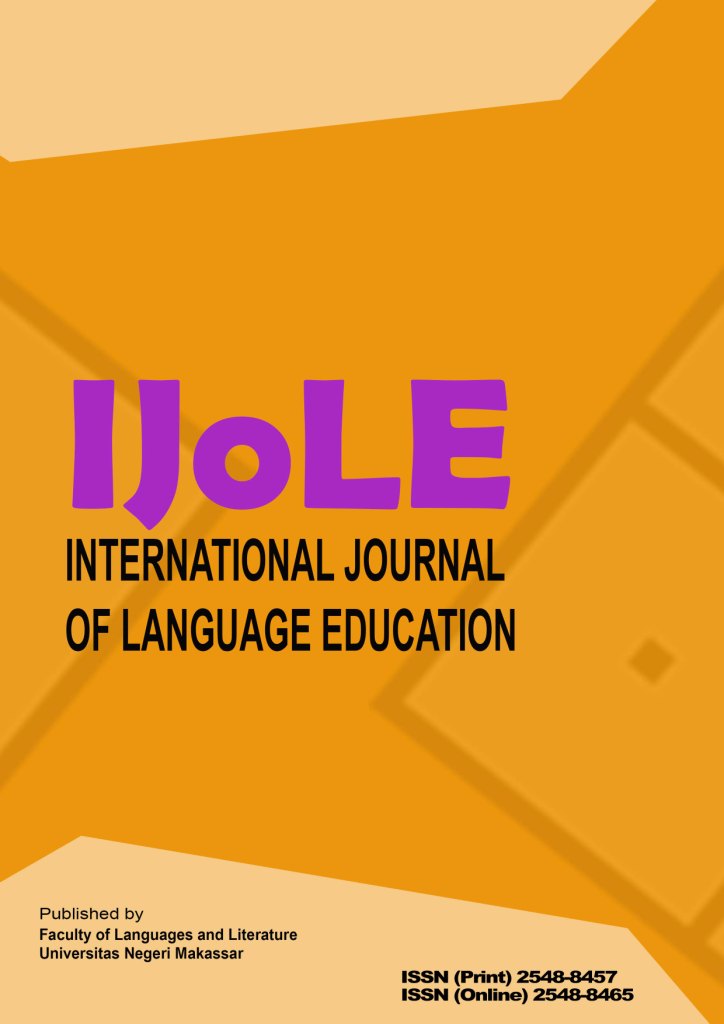 Ijole international journal of language education 