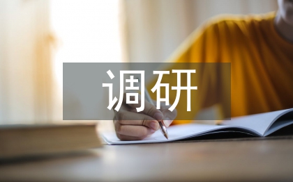 调研活动总结