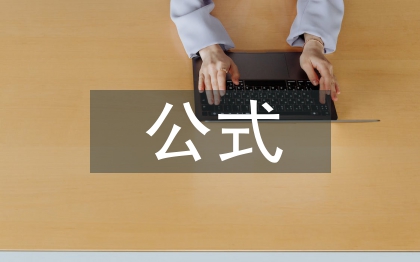 中级审计师公式总结