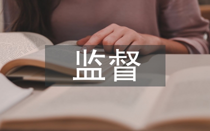 企业会计监督思考