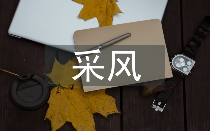 采风自我总结